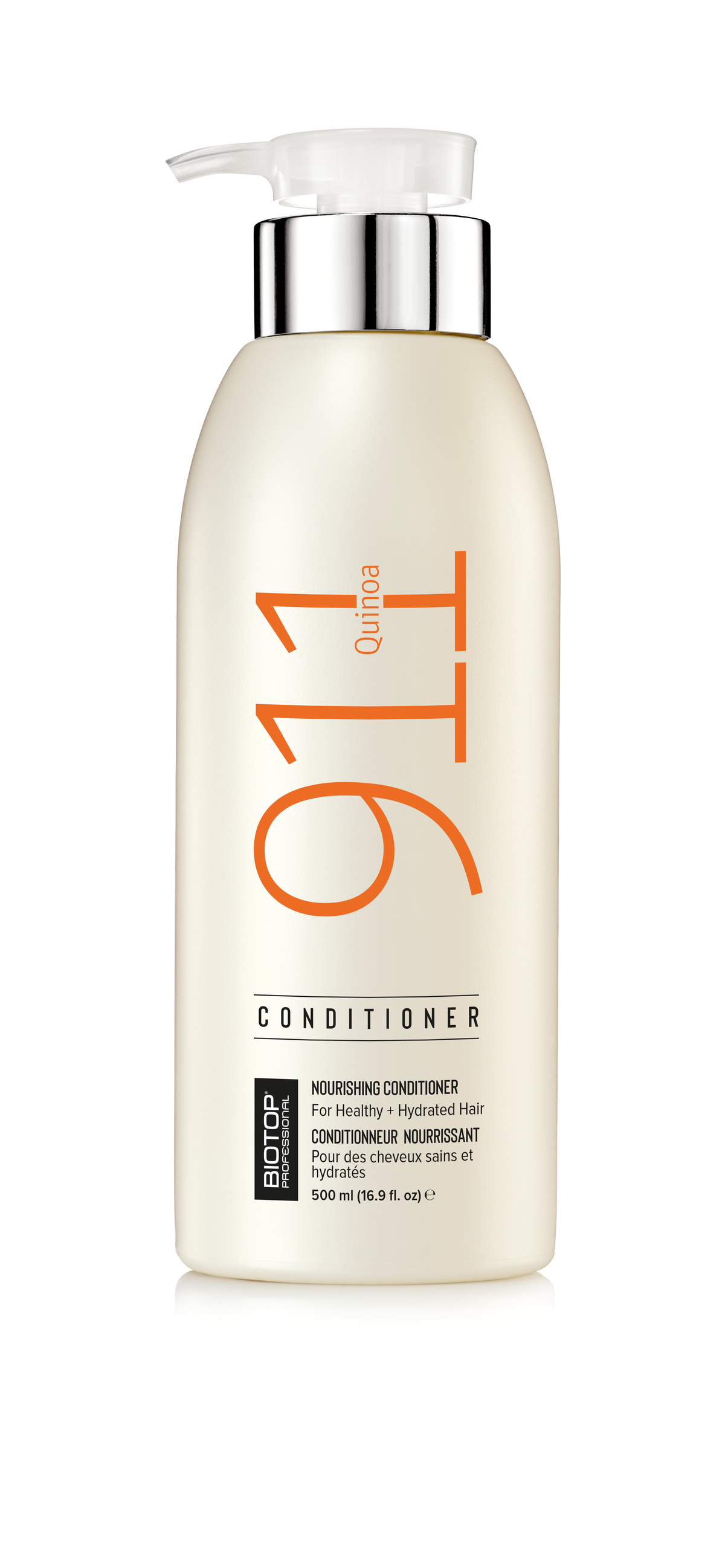 911 Quinoa Conditioner - pump bottle front view