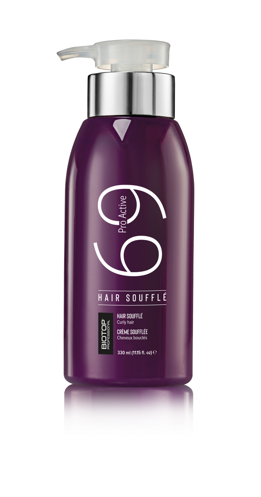 plum Biotop 69 hair soufflé pump bottle