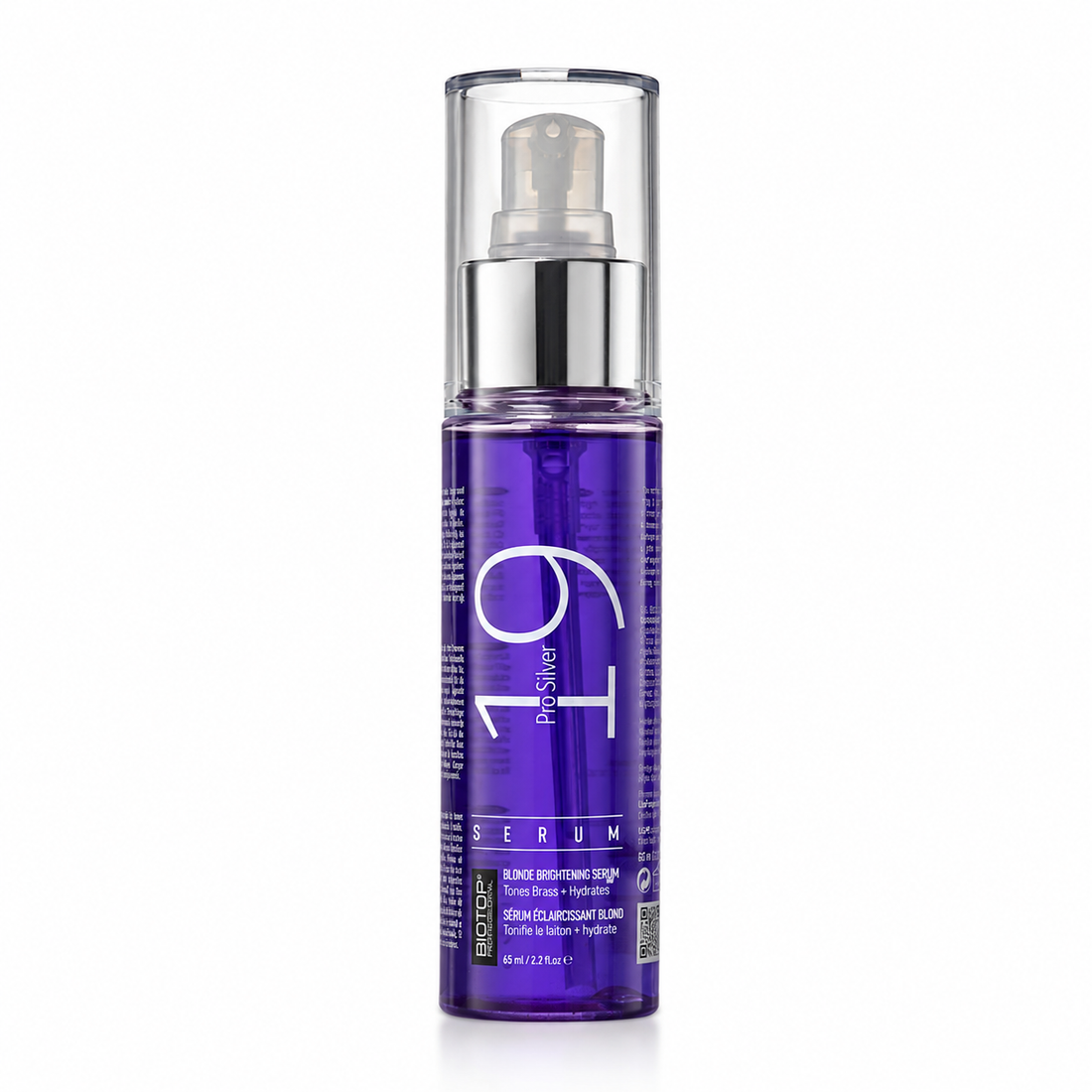 purple Biotop 19 pro silver serum bottle