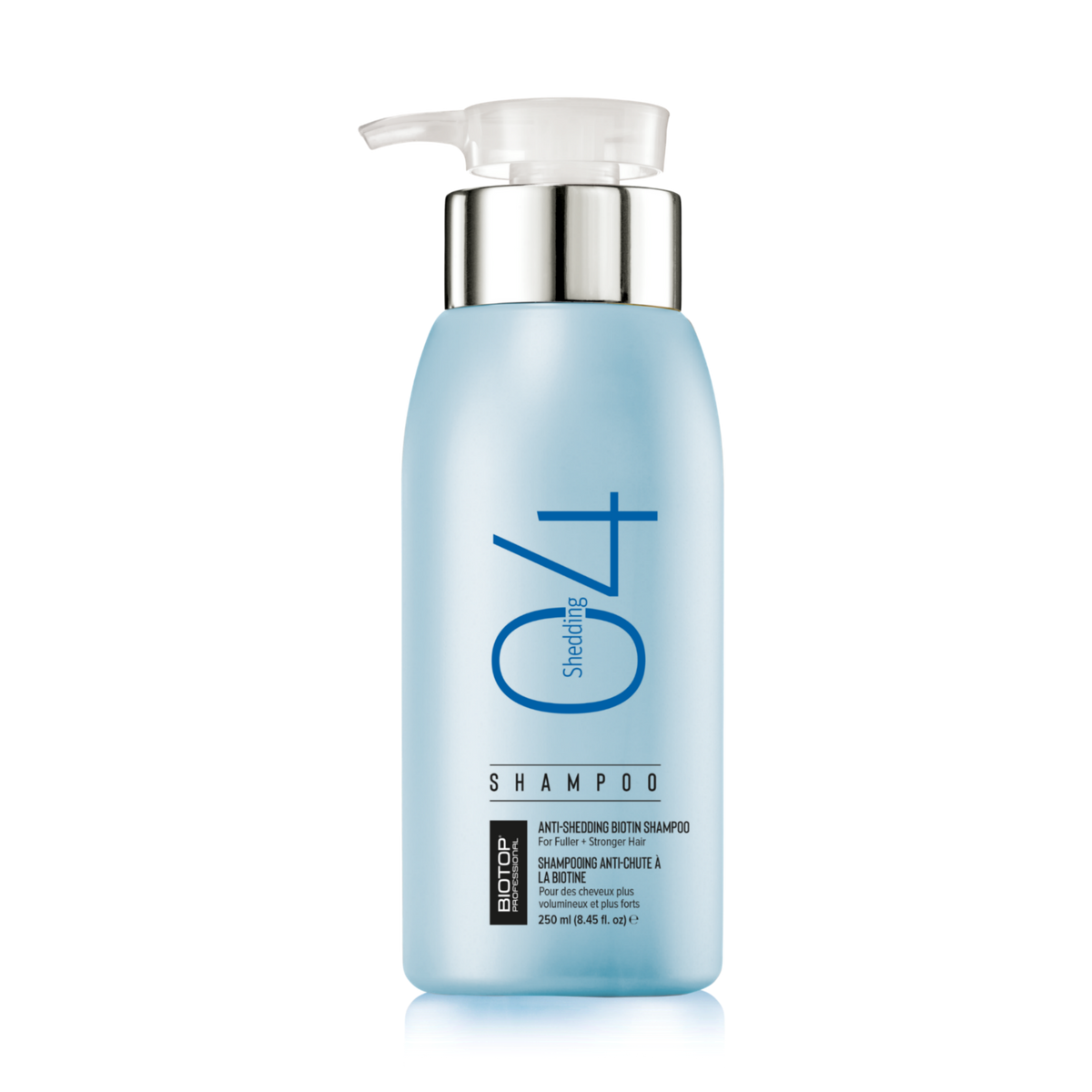 04 Hairfall Shampoo - pump bottle front view