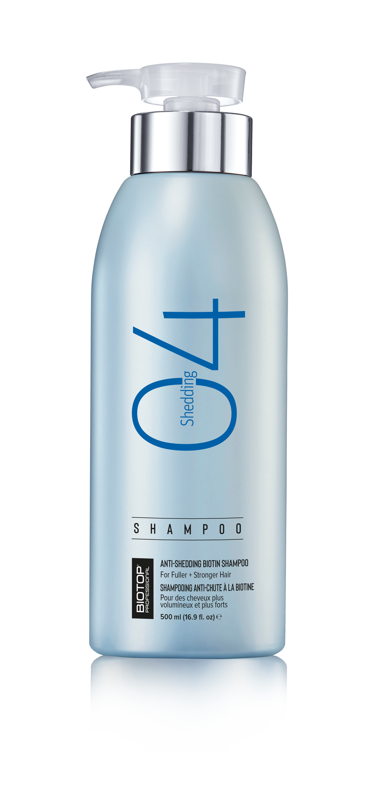 04 Hairfall Shampoo - pump bottle front view