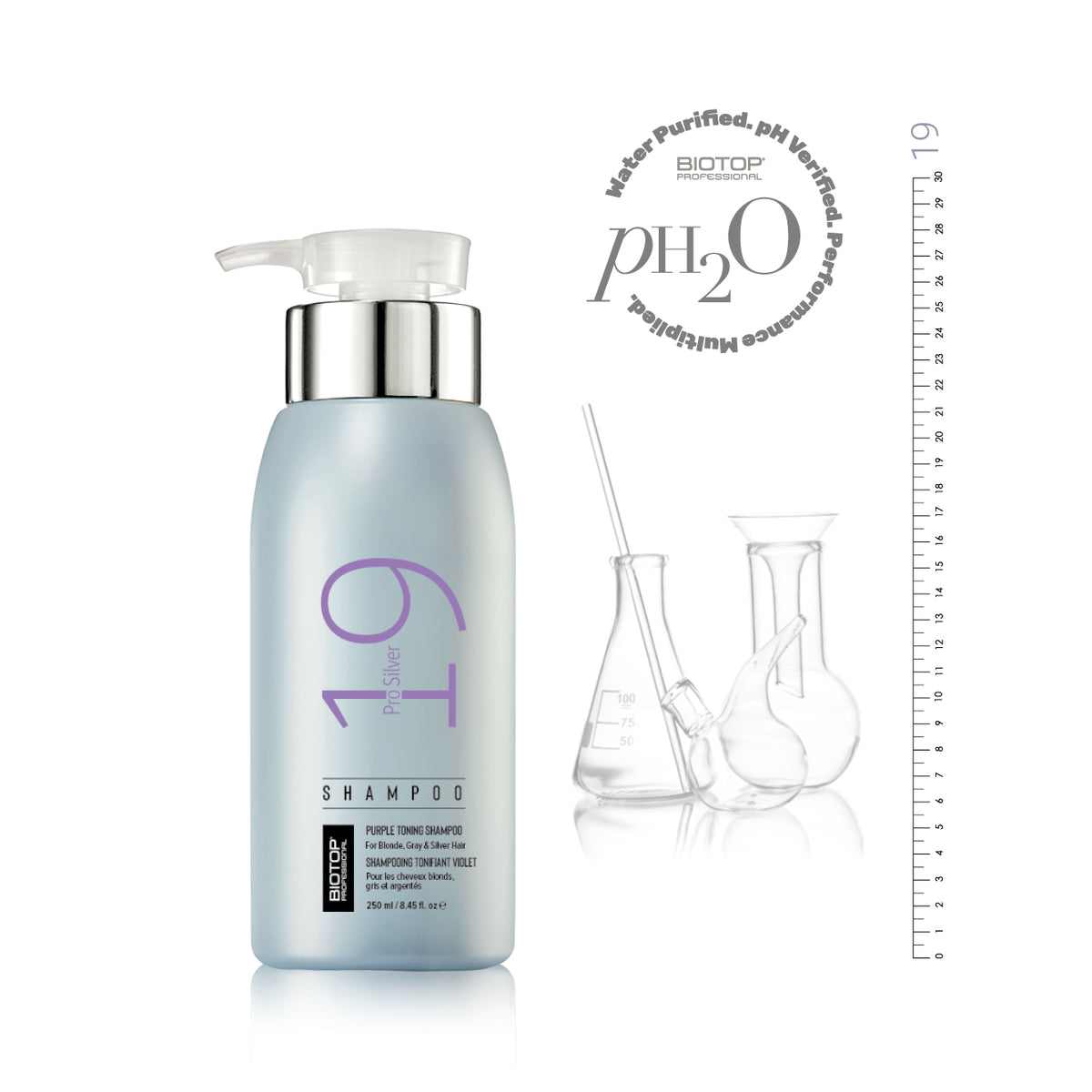 19 Pro Silver Shampoo- Toning Hair Shampoo